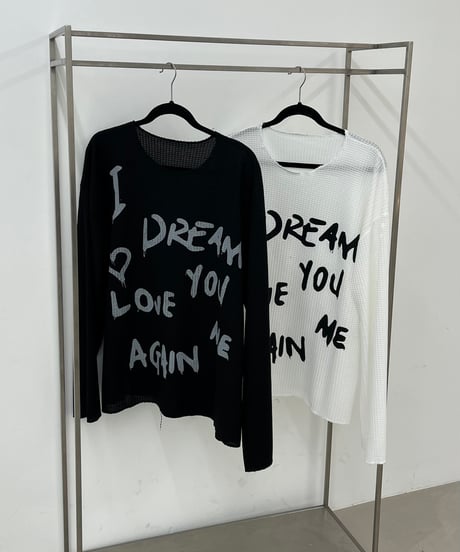 Dream Knit T-shirt  -  2color  -  (Black)