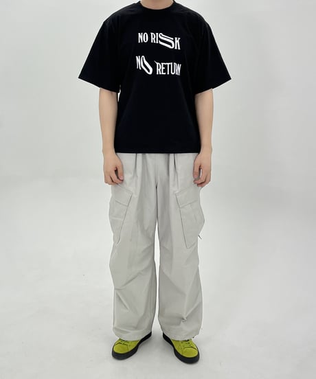 Gray side over pants