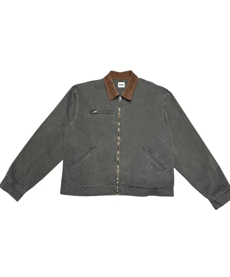 Det cropped jacket  -  green black  -