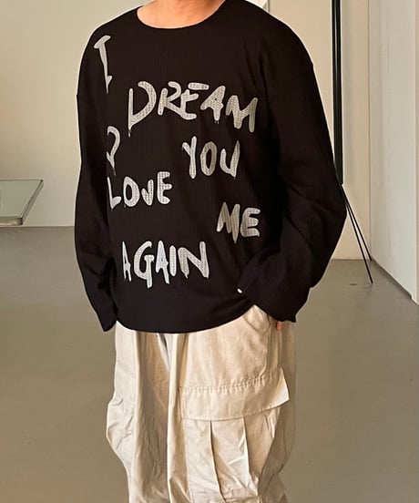 Dream Knit T-shirt  -  2color  -  (Black)