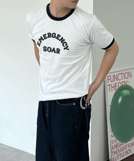 Emergency Slim-Fit Ringer Short-Sleeved T-Shirt