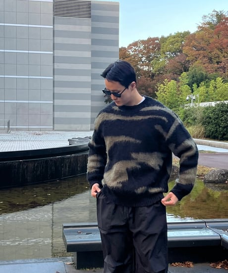 Zebra Mohair Knit