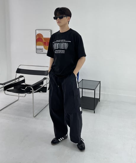 2 zipper cargo pants   -  2color  -