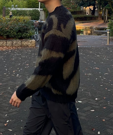 Zebra Mohair Knit