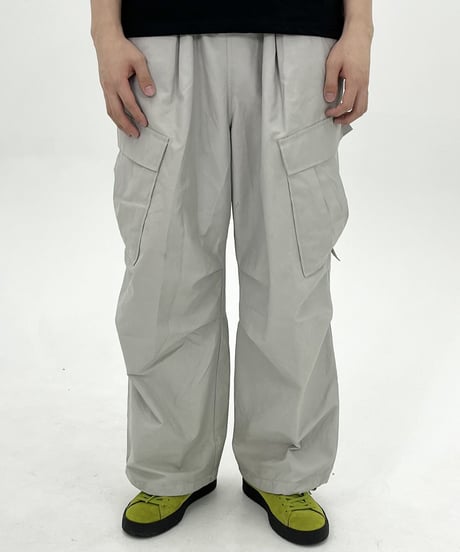 Gray side over pants