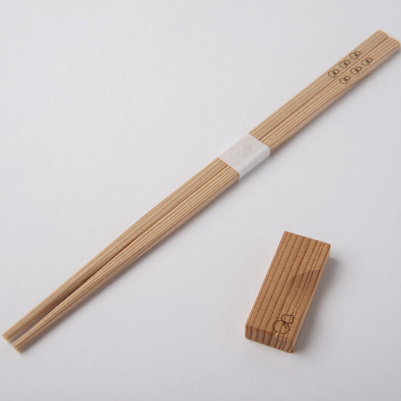 お箸と箸置きセット【ひょうたん柄】 | 鳶や TONBIYAWORKS