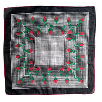 Flower&Plaid Vintage Hanky