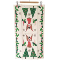 Vintage Xmas Angel Kitchen Towel