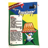 Guglhupf Recipe Vintage Kitchen Towel