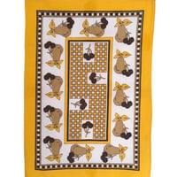 Yellow & Brown Vintage Kitchen Towel