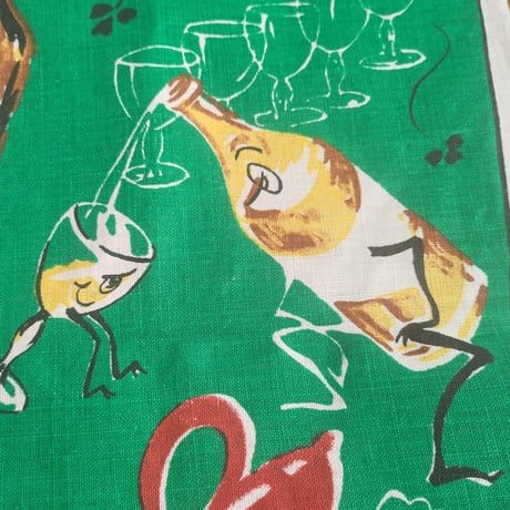 Irish Coffee Vintage Kitchen Towel