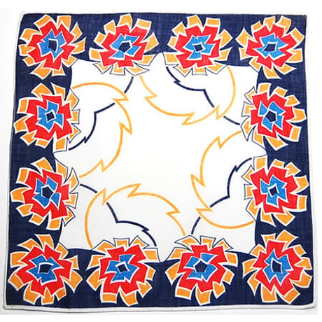 50's Optical Graphic Hanky