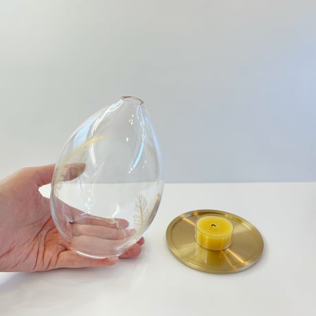 Candle holder drop  羽　２