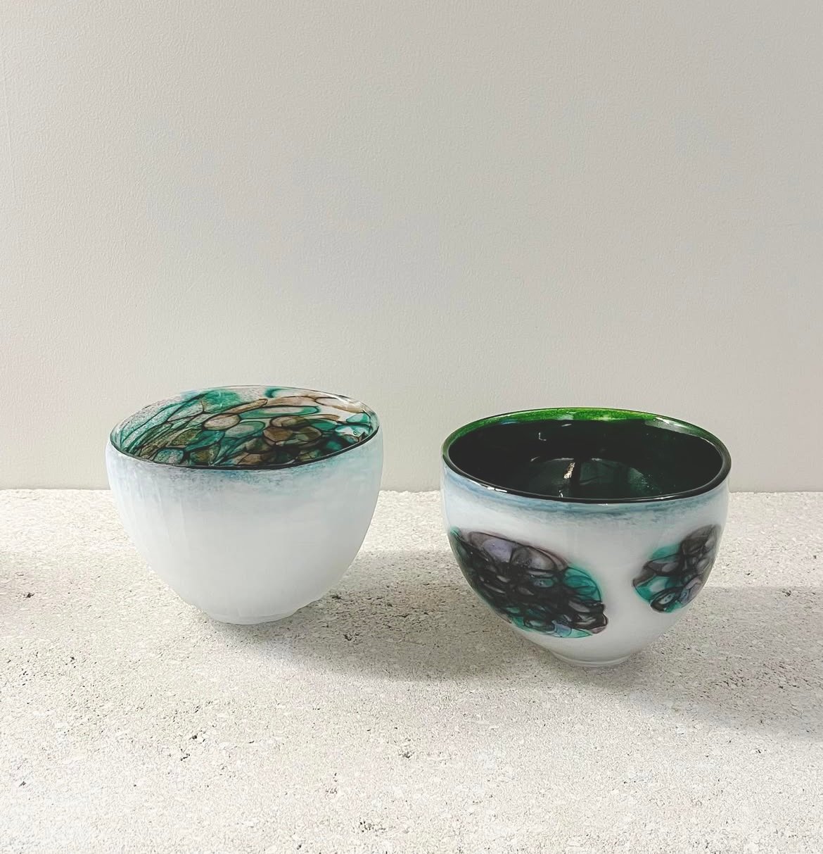 抹茶碗 すそご | iino naho glass gallery