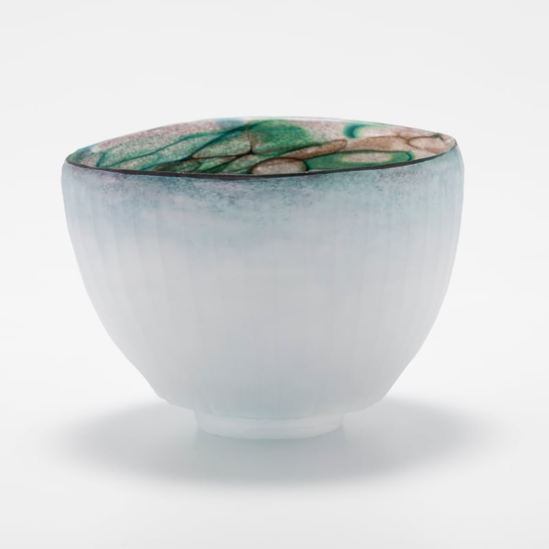 抹茶碗 すそご | iino naho glass gallery 抹茶碗 すそご | iino naho glass gallery