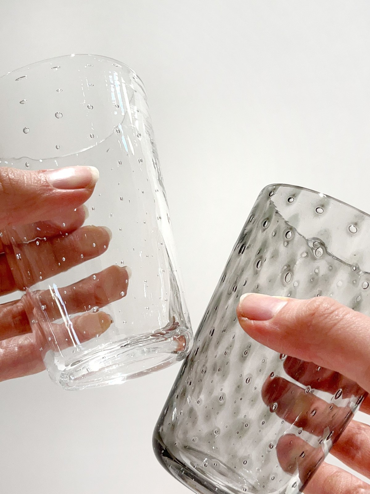 Bubble glass tall | iino naho glass gallery