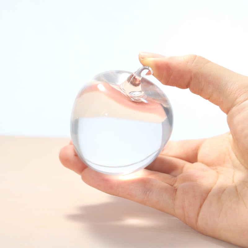 イイノナホ ・ペーパーウェイト Apple Apple | iino naho glass gallery