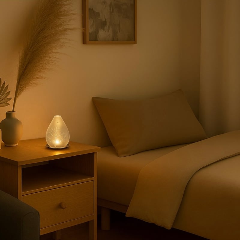 Candle holder drop クリア | iino naho glass ga