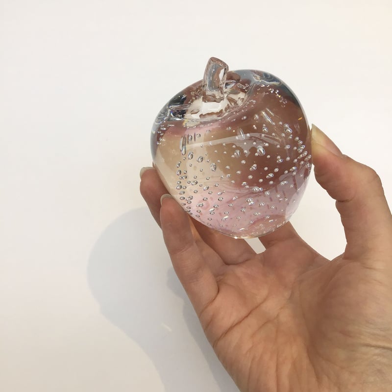 イイノナホ ・ペーパーウェイト Apple Apple | iino naho glass gallery