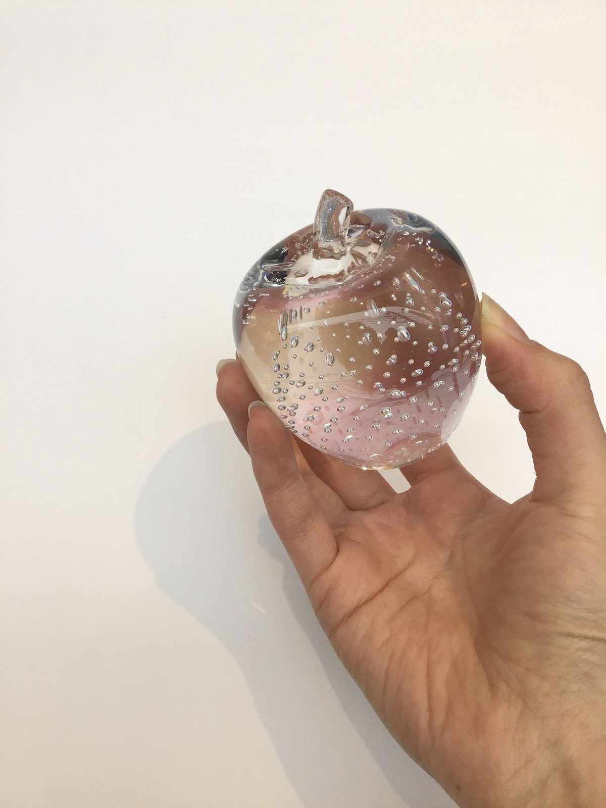 イイノナホ ・ペーパーウェイト Apple Apple | iino naho glass gallery
