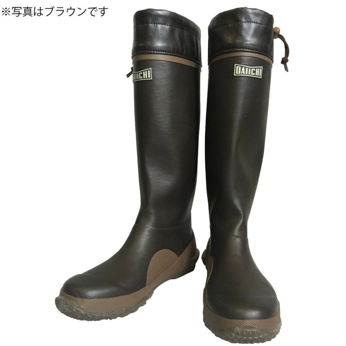 新品未使用　第一ゴム　パッカブル長靴　ブラウン　M 第一ゴム パッカブル長靴 | LureShopFROG