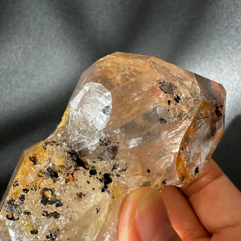 ハーキマーダイヤモンド・エレスチャルNo.2（虹入り） | Native