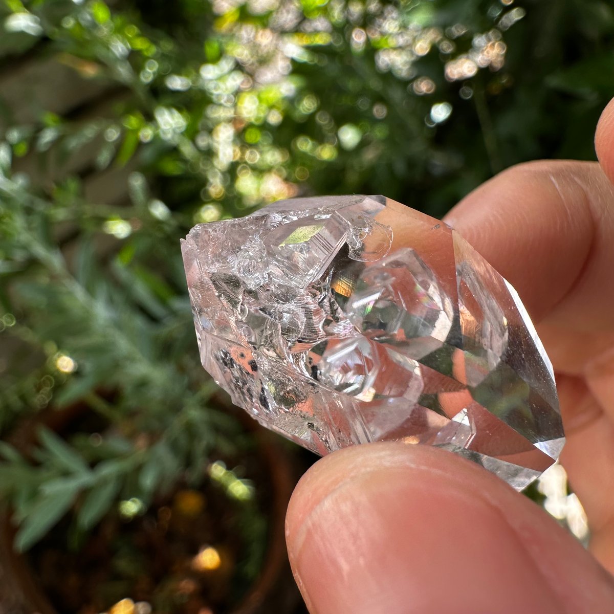 ハーキマークォーツダイヤモンドNo. 3（水入り） | Native Stellar Alchemy