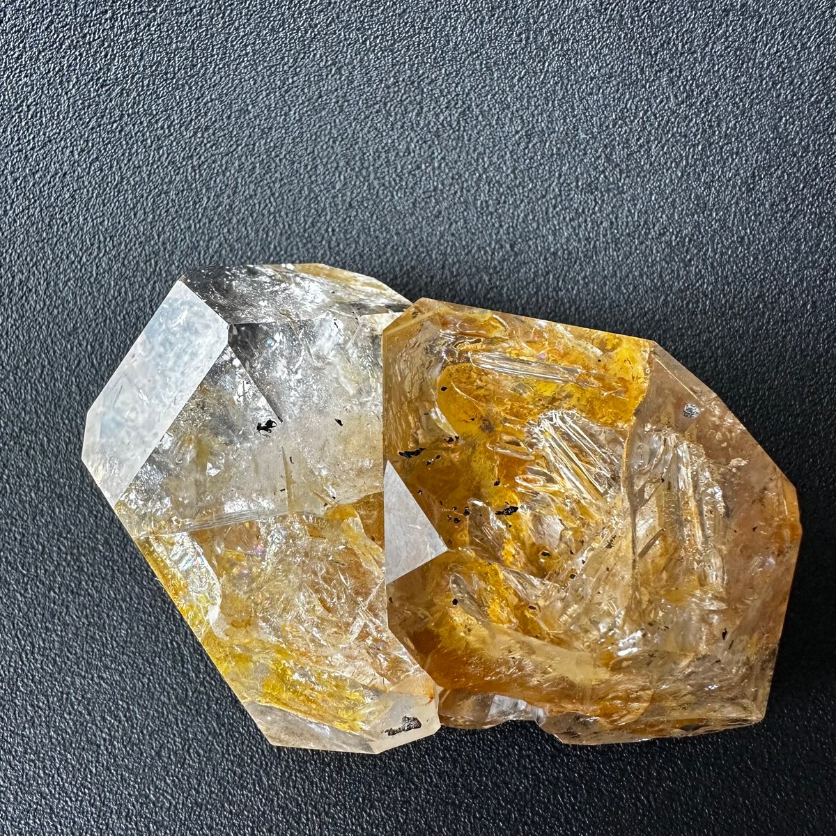 美✨希少✨AAAA NYハーキマーダイヤモンド エレスチャル✨アヴァンダンスの光 ハーキマーダイヤモンド・エレスチャルNo.3（虹入り） | Native