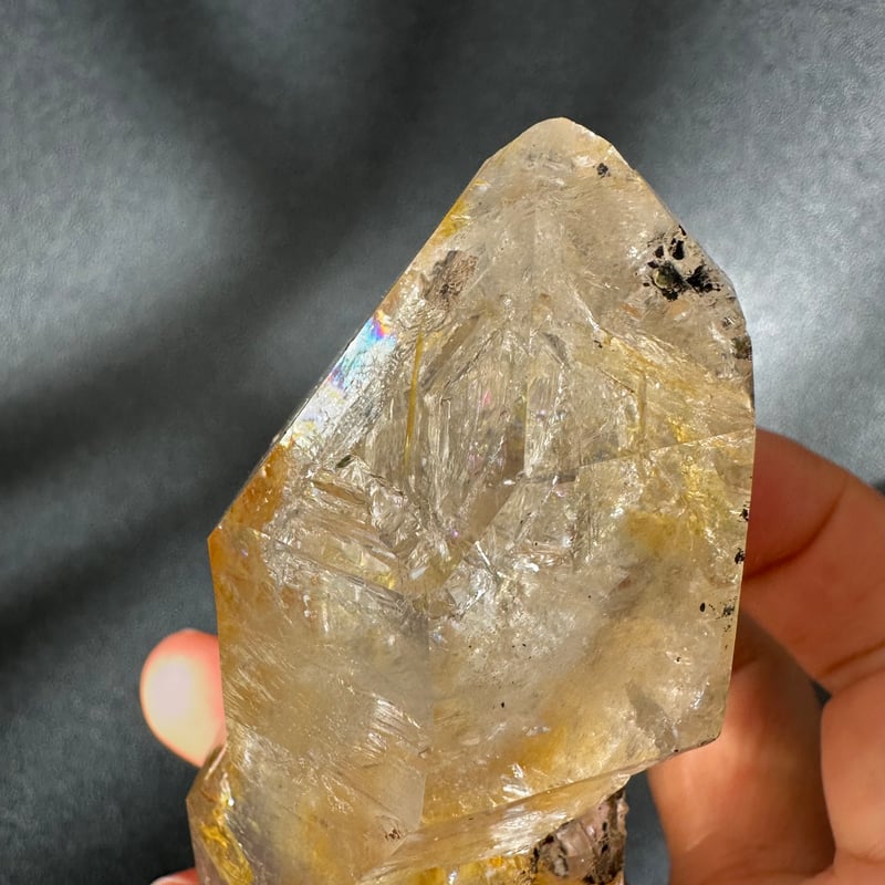 ハーキマーダイヤモンド・エレスチャルNo.2（虹入り） | Native