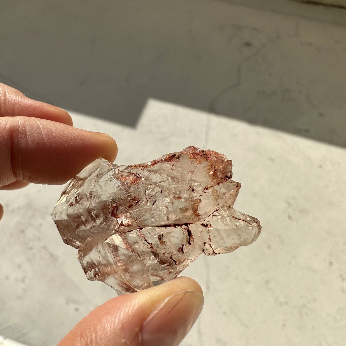 【るる】エレスチャルクォーツ(レッド)　原石 モンド レッドエレスチャルクォーツ原石 No. 5 | Native Stellar Alchemy