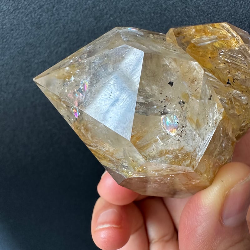 ハーキマーダイヤモンド・エレスチャルNo.3（虹入り） | Native