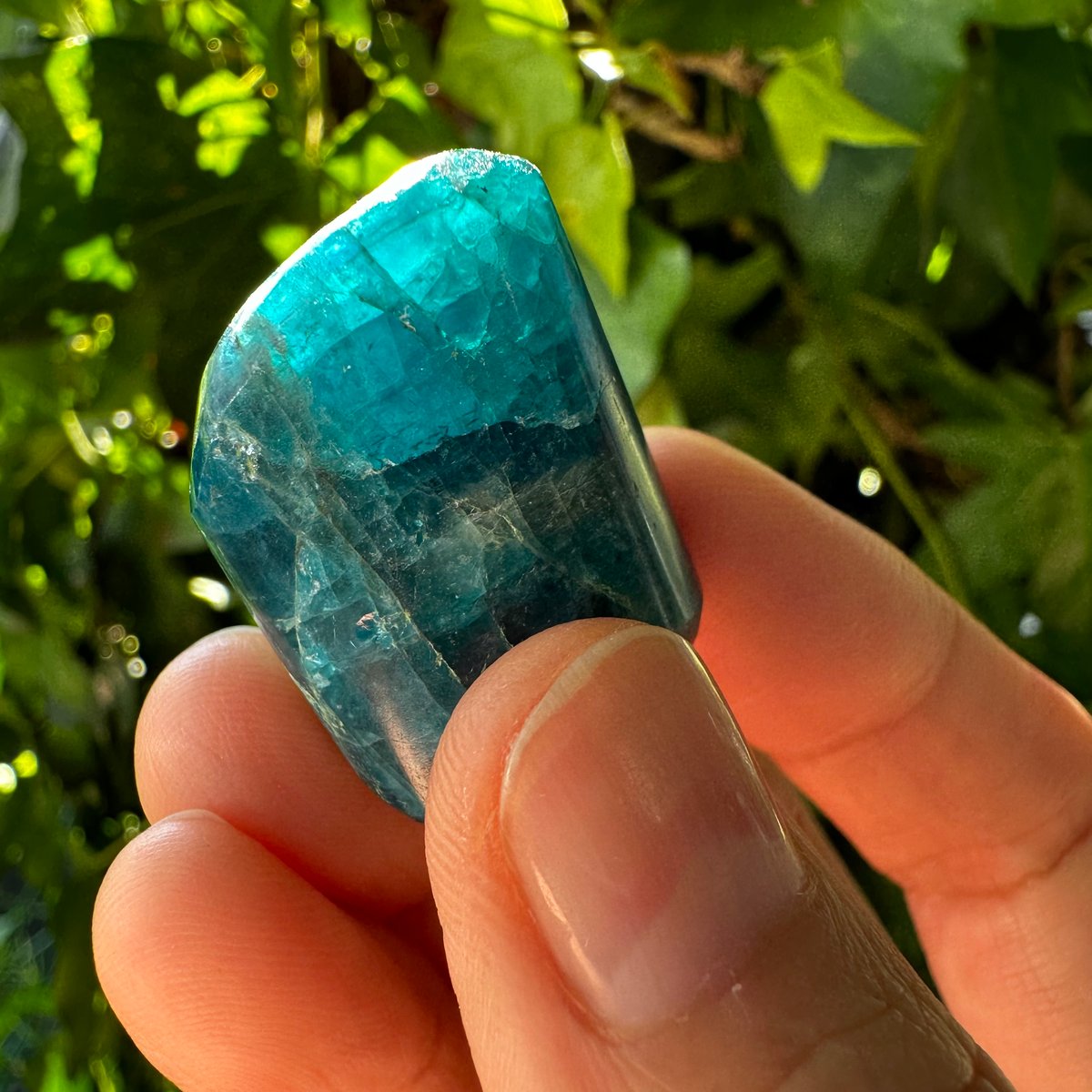 すっごく綺麗なアパタイトたん！ピッカピカ！ ピンクアパタイト(宝石名アパタイト) ブラジル産 1.37ct 識別済