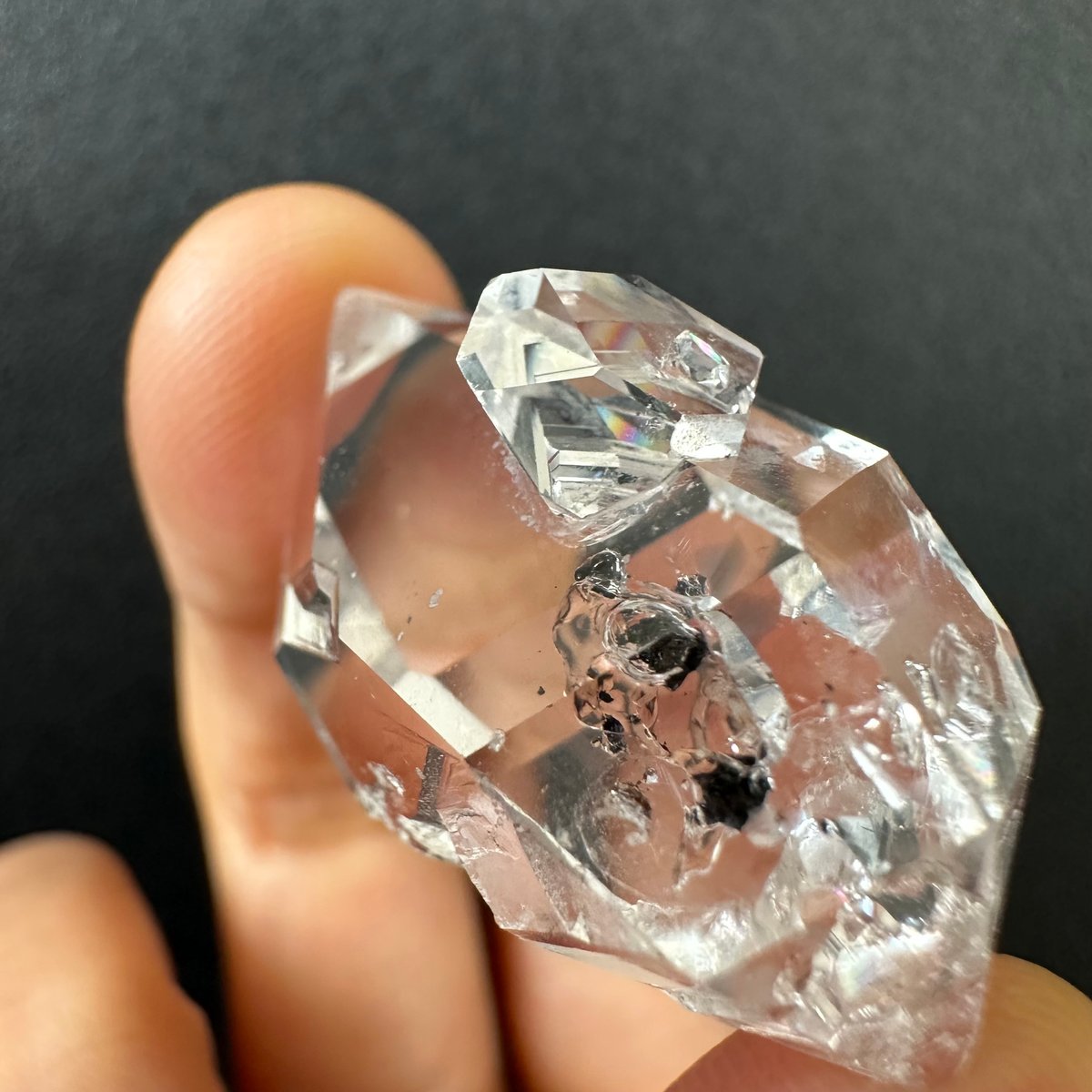 ハーキマークォーツダイヤモンドNo. 3（水入り） | Native Stellar Alchemy