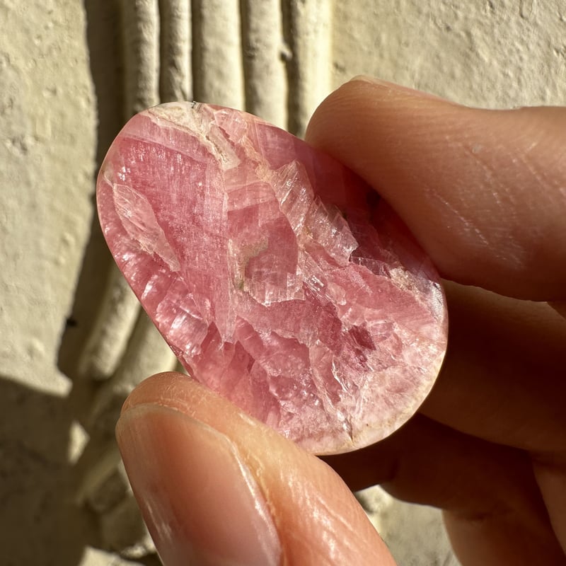 北海道産ロードクロサイト（菱マンガン鉱、インカローズ） No.1