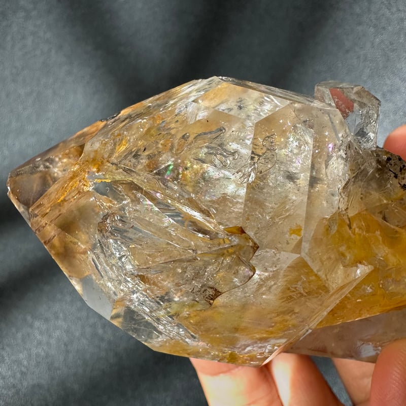 ハーキマーダイヤモンド・エレスチャルNo.2（虹入り） | Native