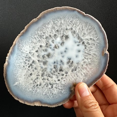 瑪瑙　アゲート　プレート 瑪瑙 アゲートプレート 青 ワンコイン 1枚 天然石 台座 飾り