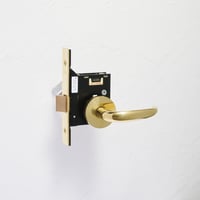 レバーハンドル空錠　MCS-1210L-38　BF