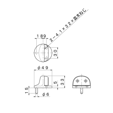 床付戸当り　DBH2　soji