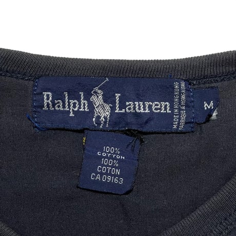 RALPHLAUREN　"K-SWISS" HENLEY NECK L/S TEE