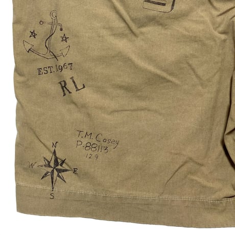 POLO RALPHLAUREN　"VINTAGE PRINTED" CARGO SHORTS