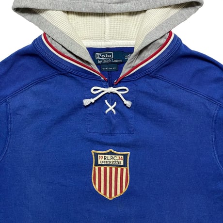 POLO RALPHLAUREN　"HOOD CUSTOM" RUGBY SHIRT