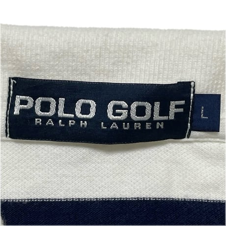 POLO GOLF RALPHLAUREN　"STRIPED" POLO SHIRT