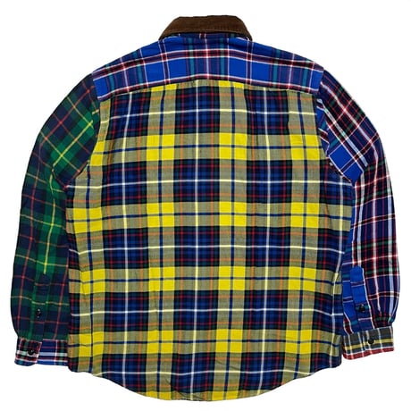 POLO COUNTRY RALPHLAUREN　"CORDUROY COLLAR" FLANNEL SHIRT