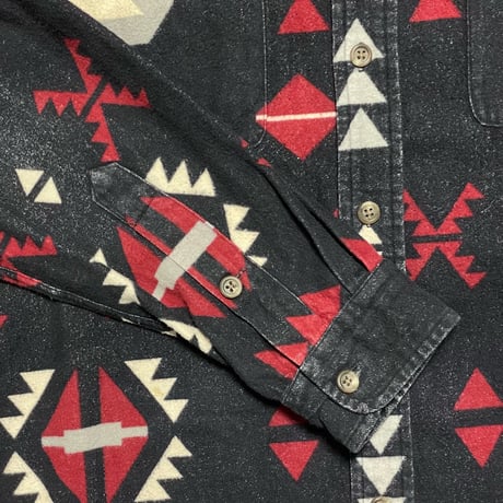 POLO RALPHLAUREN　"80s vintage" FLANNEL SHIRT.アメリカ製