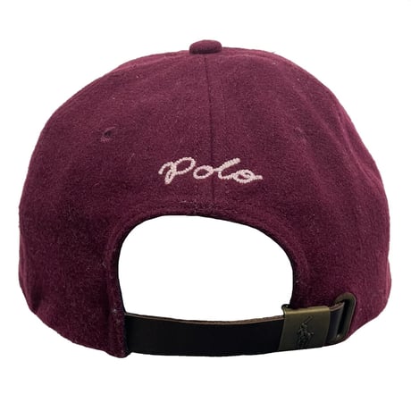 POLO RALPHLAUREN　"MELTON" BASEBALL CAP