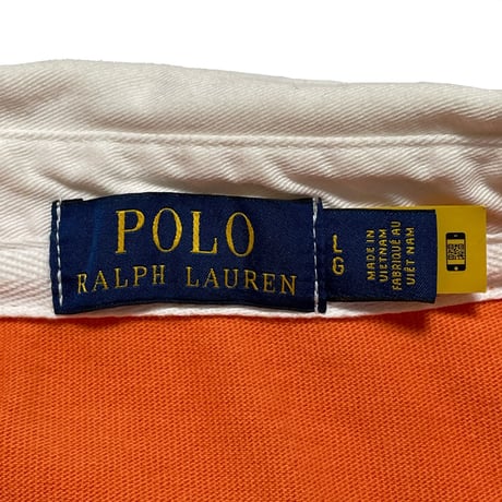 POLO RALPHLAUREN　"COLOR BLOCK" RUGBY SHIRT