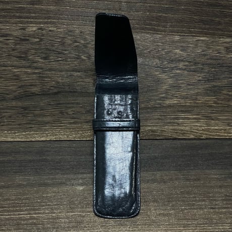 POLO RALPHLAUREN　LEATHER PEN CASE (BLACK)