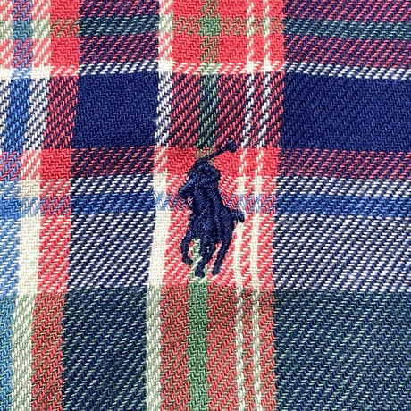 RALPHLAUREN　"PLAID" FLANNEL SHIRT