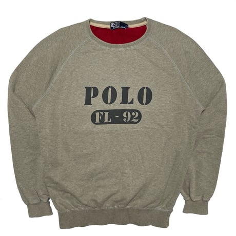 POLO RALPHLAUREN　"LOGO PRINTED" SWEAT
