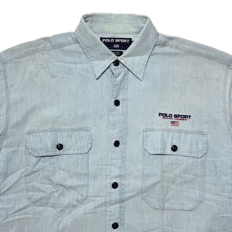 POLO SPORT RALPHLAUREN　"CASCADE" CHAMBRAY SHIRT